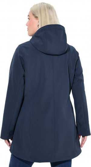 Ulla Popken HYPRAR Water-Repellent Softshell Jacket Navy - Joped - 