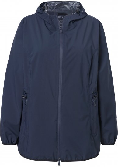 Ulla Popken Lightweight Rain Jacket Navy - Joped - 