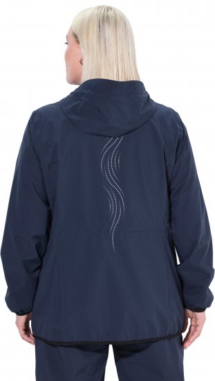 Ulla Popken Lightweight Rain Jacket Navy - Joped - 