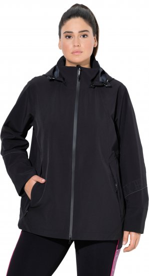Ulla Popken Triple Function Performance Jacket Black - Joped - 