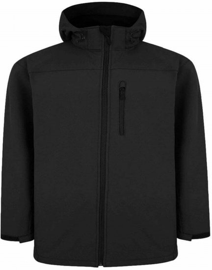 Espionage FL033 Softshell Jacket with Detachable Hood Black - Jakid ja joped - Joped, suured suurused: 2XL – 12XL