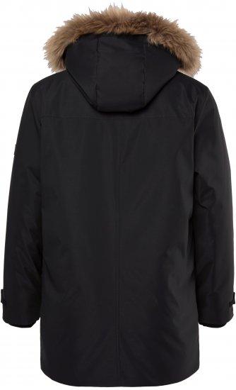 Men Plus Parka With Fur Hood Black - Jakid ja joped - Joped, suured suurused: 2XL – 12XL