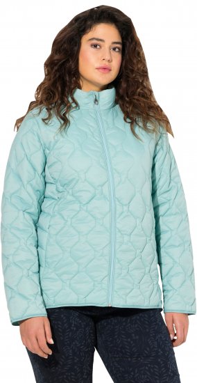 Ulla Popken HYPRAR Lightweight Quilted Water-Repellent Jacket Ice Blue - Joped - 