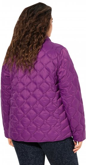 Ulla Popken HYPRAR Lightweight Quilted Water-Repellent Jacket Purple - Joped - 