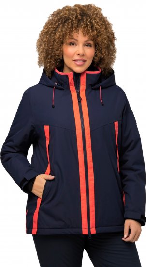 Ulla Popken HYPRAR Waterproof Triple Function Jacket Navy - Joped - 