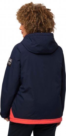 Ulla Popken HYPRAR Waterproof Triple Function Jacket Navy - Joped - 
