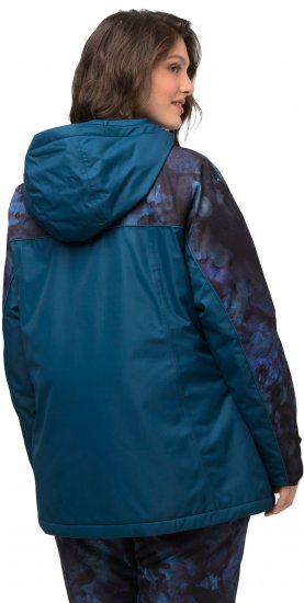 Ulla Popken Asymmetric Triple-Function Performance Ski Jacket Teal - Joped - 