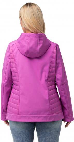 Ulla Popken Hyprar Quilt Mix Jacket Light Heather - Joped - 