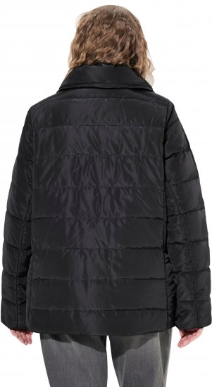 Ulla Popken Quilted Puffer Coat Black - Joped - 