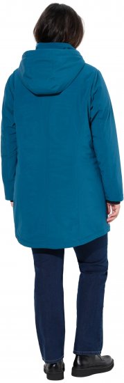 Ulla Popken HYPRAR Long Softshell Jacket Ocean Blue - Joped - 