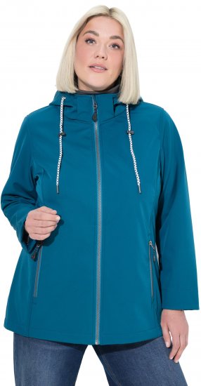 Ulla Popken HYPRAR Triple Function Softshell Jacket Teal - Joped - 