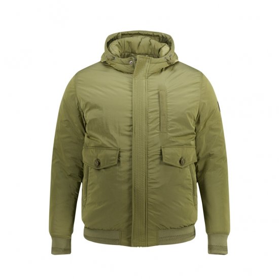 STHUGE Bomber Jacket With Hood Green - Jakid - Joped, suured suurused: 2XL – 12XL