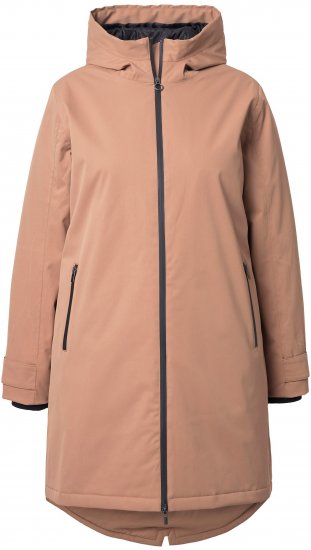 Ulla Popken HYPRAR Triple-Function Longline Jacket Camel - Joped - 