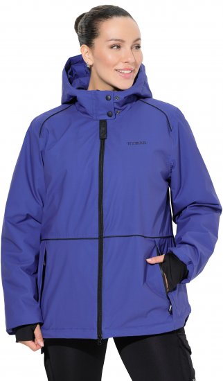 Ulla Popken HYPRAR Triple Function Coat Blueberry - Joped - 