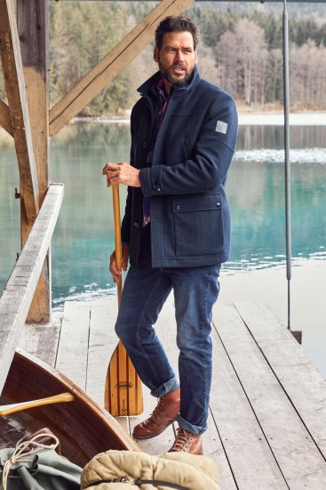 JP1880 Jacket Water-repellent Herringbone Insert Navy - Jakid ja joped - Joped, suured suurused: 2XL – 12XL