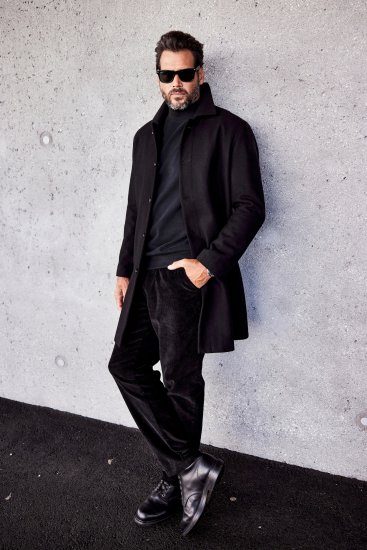 JP1880 Coat Wool Blend Water Repellent Black - Jakid ja joped - Joped, suured suurused: 2XL – 12XL