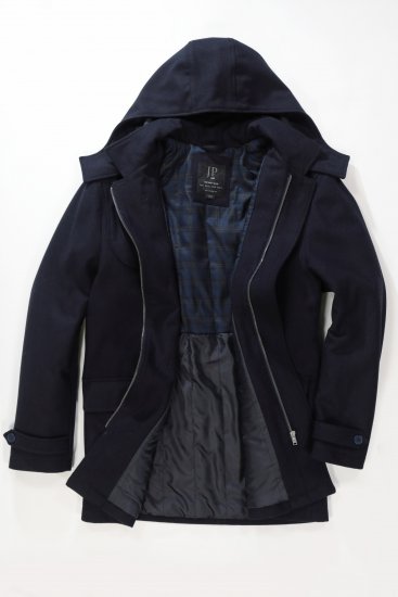 JP1880 Duffle Coat Water Repellent with Detachable Hood Navy - Jakid ja joped - Joped, suured suurused: 2XL – 12XL