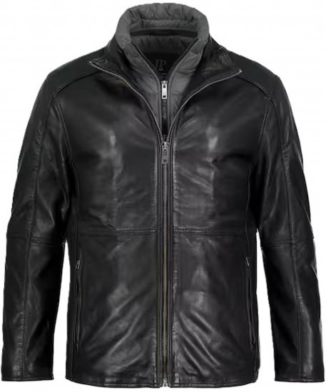 JP1880 Jacket Nappa Lamb Leather Black - Jakid ja joped - Joped, suured suurused: 2XL – 12XL