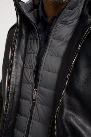 JP1880 Jacket Nappa Lamb Leather Black - Jakid ja joped - Joped, suured suurused: 2XL – 12XL