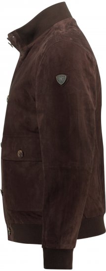 JP1880 Leather Jacket Goat Suede Espresso Brown - Jakid ja joped - Joped, suured suurused: 2XL – 12XL