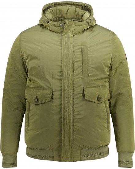 STHUGE Bomber Jacket With Hood Green - Jakid ja joped - Joped, suured suurused: 2XL – 12XL