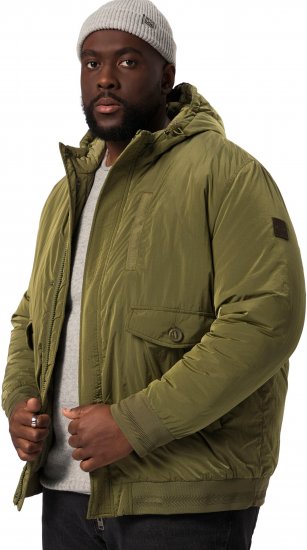 STHUGE Bomber Jacket With Hood Green - Jakid ja joped - Joped, suured suurused: 2XL – 12XL