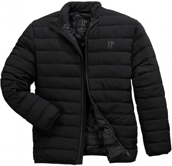 JP1880 Jacket Quilted Stand-up Collar Black - Jakid ja joped - Joped, suured suurused: 2XL – 12XL