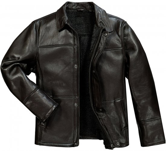 JP1880 Leather Jacket Soft Lamb Nappa Dark Brown - Jakid ja joped - Joped, suured suurused: 2XL – 12XL
