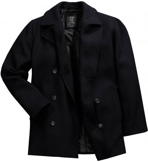 JP1880 Caban Short Double-breasted Overcoat Navy - Jakid ja joped - Joped, suured suurused: 2XL – 12XL