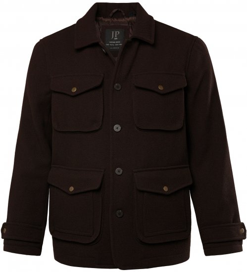 JP1880 Field Jacket Dark Brown - Jakid ja joped - Joped, suured suurused: 2XL – 12XL