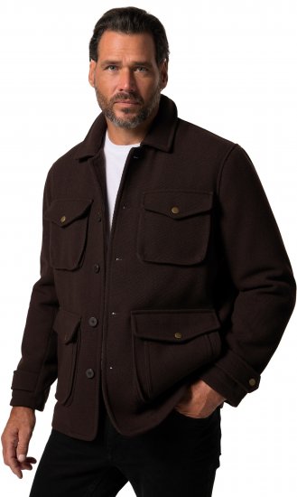 JP1880 Field Jacket Dark Brown - Jakid ja joped - Joped, suured suurused: 2XL – 12XL