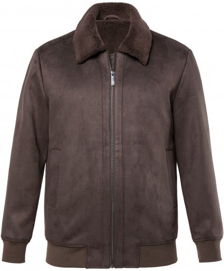 JP1880 Bomber Jacket Faux Leather Dark Brown - Jakid ja joped - Joped, suured suurused: 2XL – 12XL