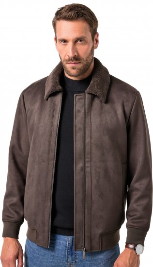 JP1880 Bomber Jacket Faux Leather Dark Brown - Jakid ja joped - Joped, suured suurused: 2XL – 12XL