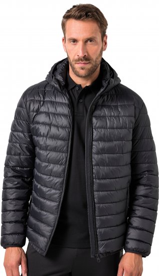 JAY-PI Lightly Quilted Jacket with a Hoodie Black - Jakid ja joped - Joped, suured suurused: 2XL – 12XL