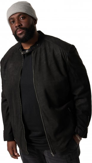 STHUGE Leather Biker Jacket Lamb Nappa Leather Black - Jakid ja joped - Joped, suured suurused: 2XL – 12XL