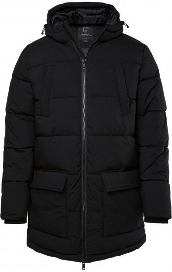 JP1880 Quilted Parka with Multiple Pockets Black - Jakid ja joped - Joped, suured suurused: 2XL – 12XL
