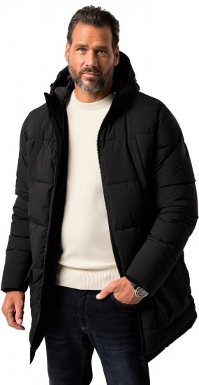 JP1880 Quilted Parka with Multiple Pockets Black - Jakid ja joped - Joped, suured suurused: 2XL – 12XL