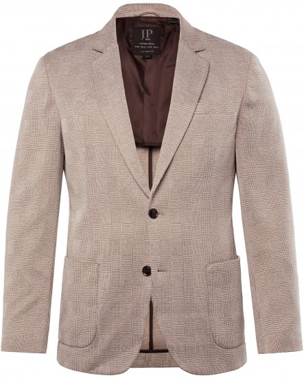 JP1880 Jacket Business Checked Beige - Jakid ja joped - Joped, suured suurused: 2XL – 12XL