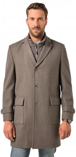 JP1880 Coat Flexnamic Quilted Insert Grey TALL - TALL jakid ja joped - 