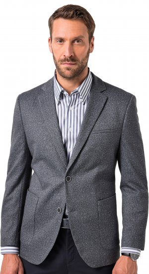 JP1880 Jacket Business Donegal Graphite Grey - Jakid ja joped - Joped, suured suurused: 2XL – 12XL
