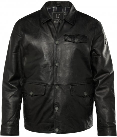 JP1880 Leather Jacket Finest Lamb Nappa Black - Jakid ja joped - Joped, suured suurused: 2XL – 12XL
