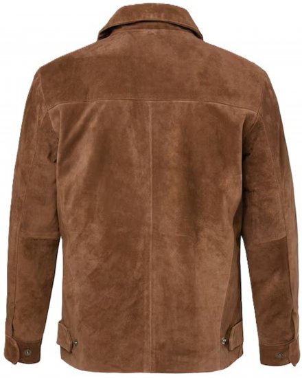 JP1880 Leather Jacket Genuine Cowhide Brown - Jakid ja joped - Joped, suured suurused: 2XL – 12XL