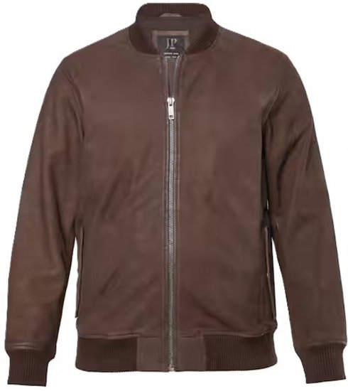 JP1880 Jacket Buffed Nubuck Lamb Leather Brown - Jakid ja joped - Joped, suured suurused: 2XL – 12XL