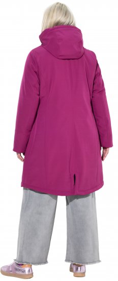 Ulla Popken HYPRAR Triple Function Weather Proof Jacket Berry - Joped - 