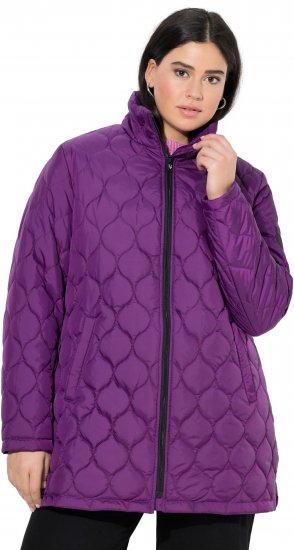 Ulla Popken HYPRAR Water-Repellent Quilted Jacket Plum - Joped - 