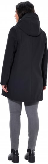 Ulla Popken HYPRAR Water Repellent Softshell Jacket Black - Joped - 