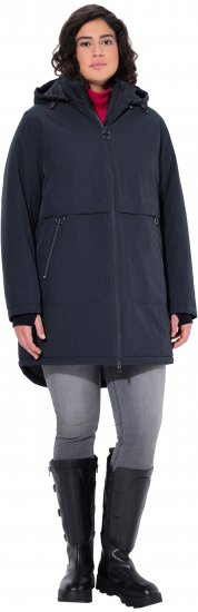 Ulla Popken HYPRAR Waterproof Windproof Breathable Jacket Black - Joped - 