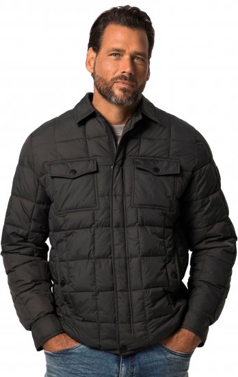 JP1880 Quilted Shirt Collar Jacket TALL Anthracite - TALL jakid ja joped - 
