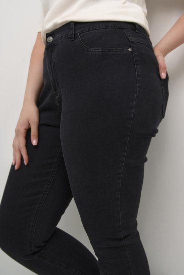 Kaffe Curve Laurina Teksad Pestud must denim - Teksad & Püksid Suuremates Suurustes – Plus Size - 