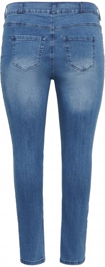 Kaffe Curve Laurina Teksad Washed/Destroyed Blue Denim - Teksad & Püksid Suuremates Suurustes – Plus Size - 